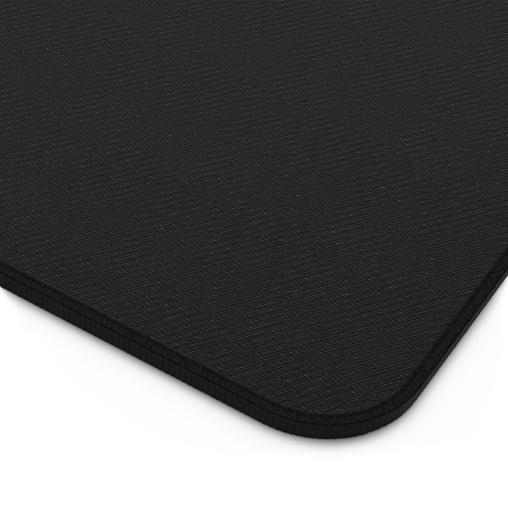 "Weeeeeee" Black and Gold Desk Mat
