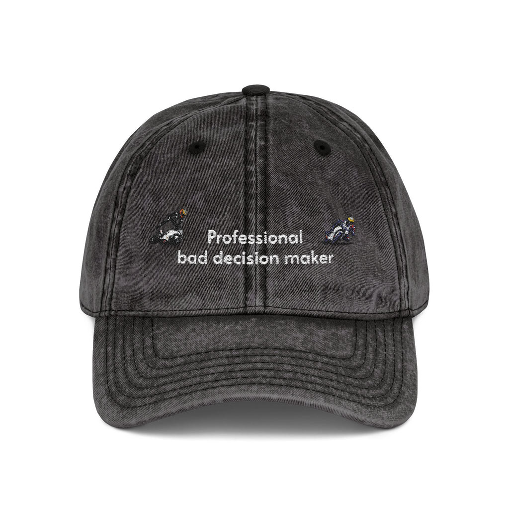 "Professional Bad Decision Maker" Vintage Cap